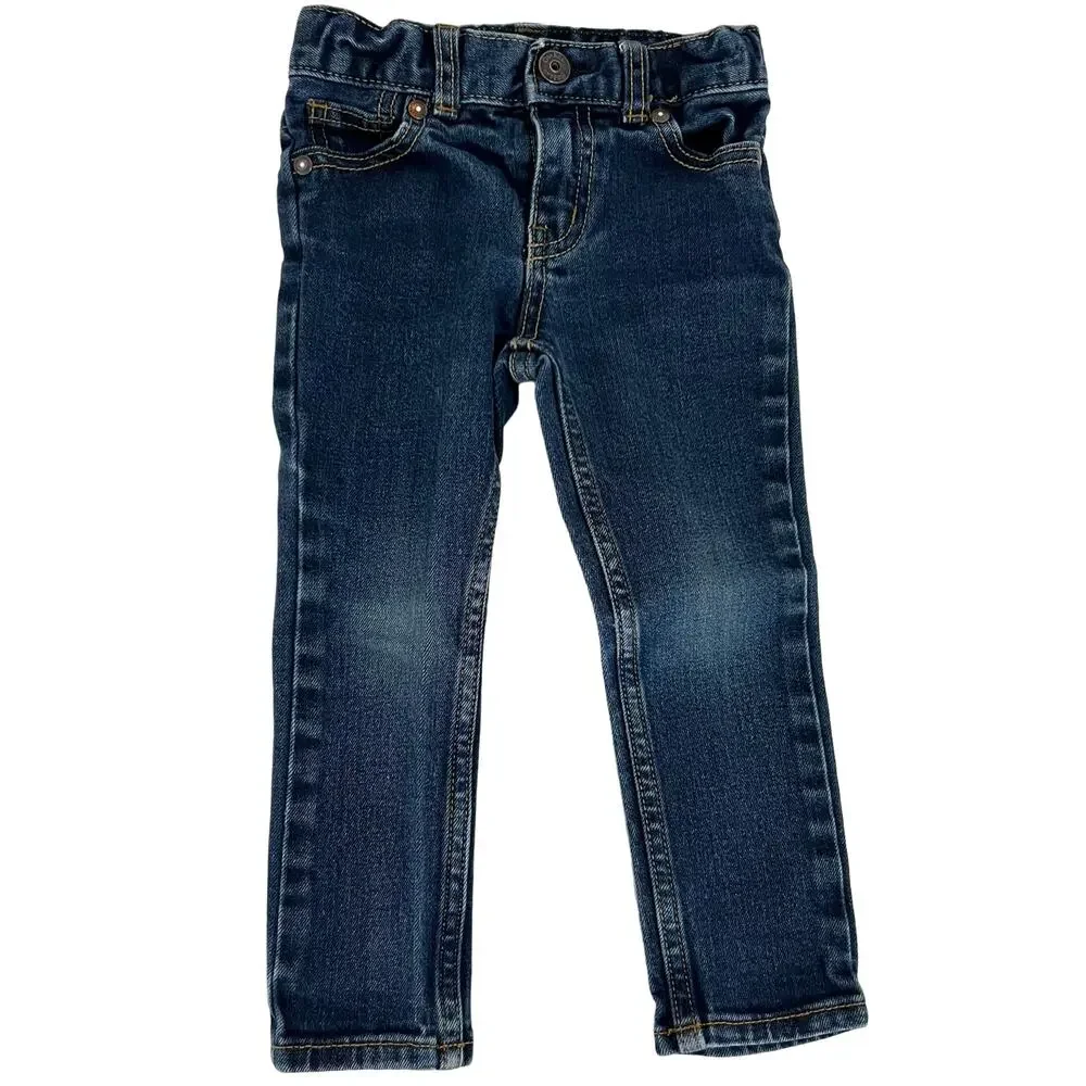 OshKosh Bgosh Dark Wash Skinny Jeans Size 2T